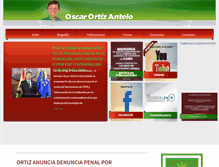 Tablet Screenshot of oscarortiz.com.bo